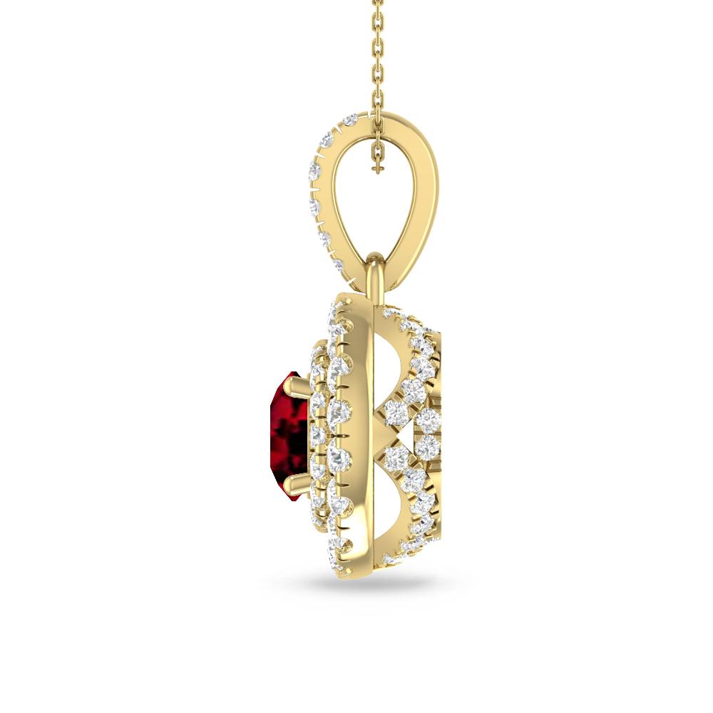 Yellow Gold - Garnet