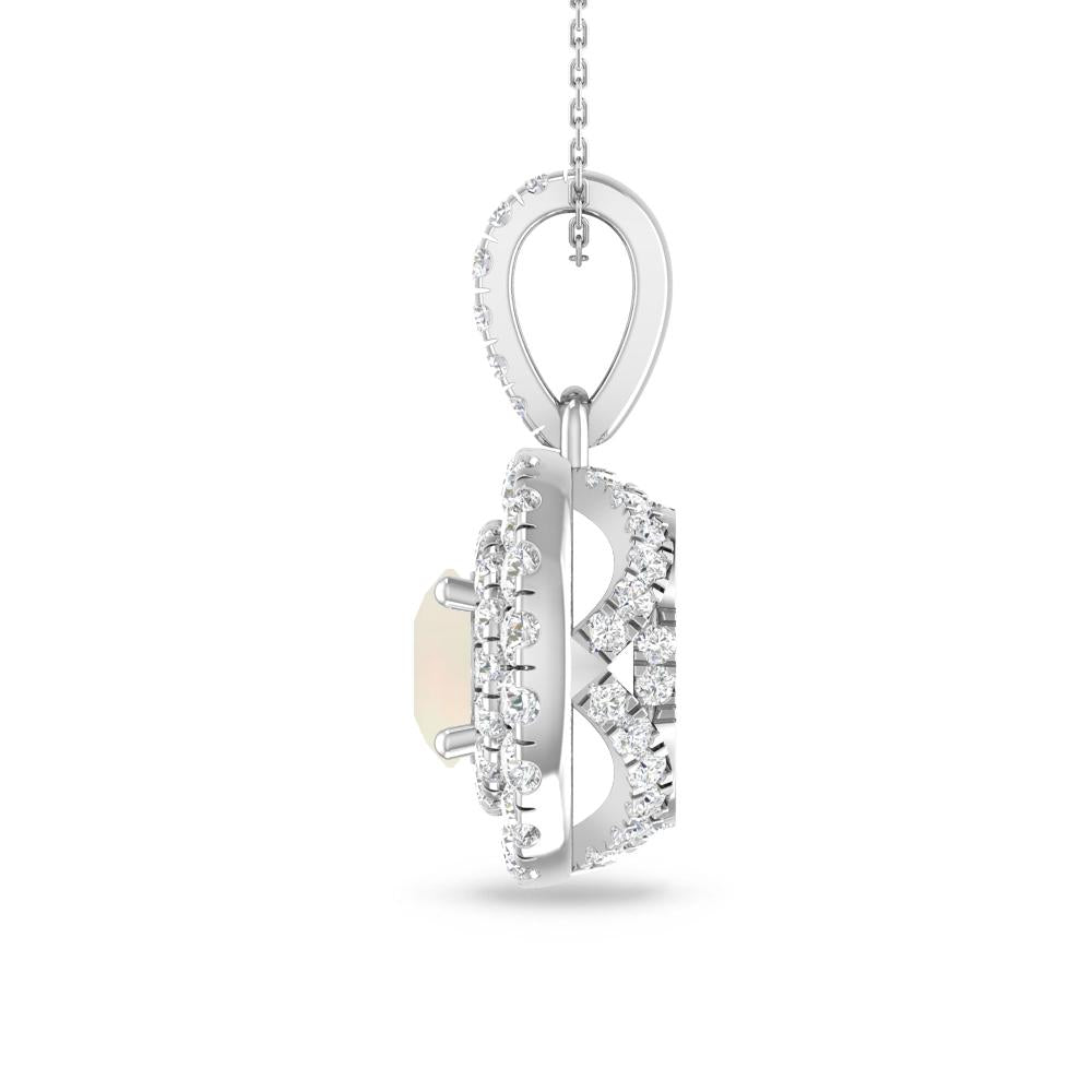 White Gold - Opal