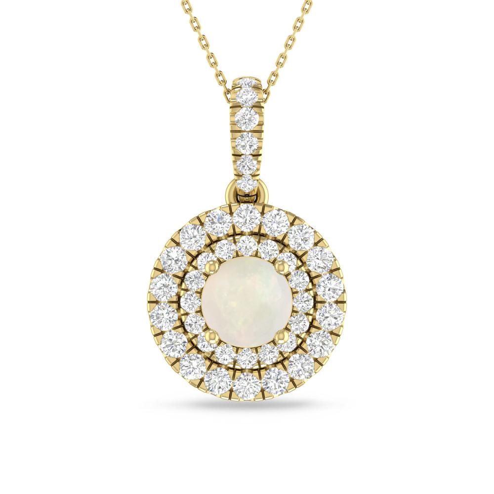 Yellow Gold - Opal