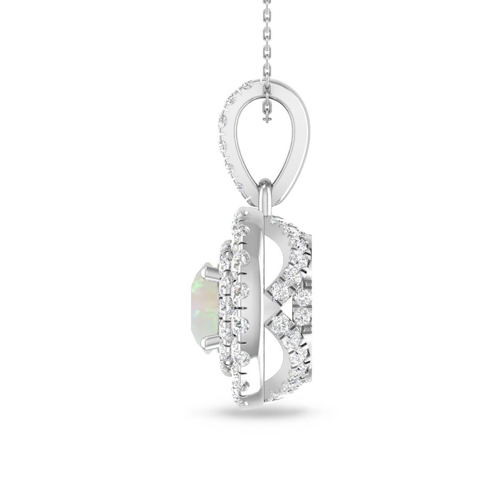 White Gold - Opal