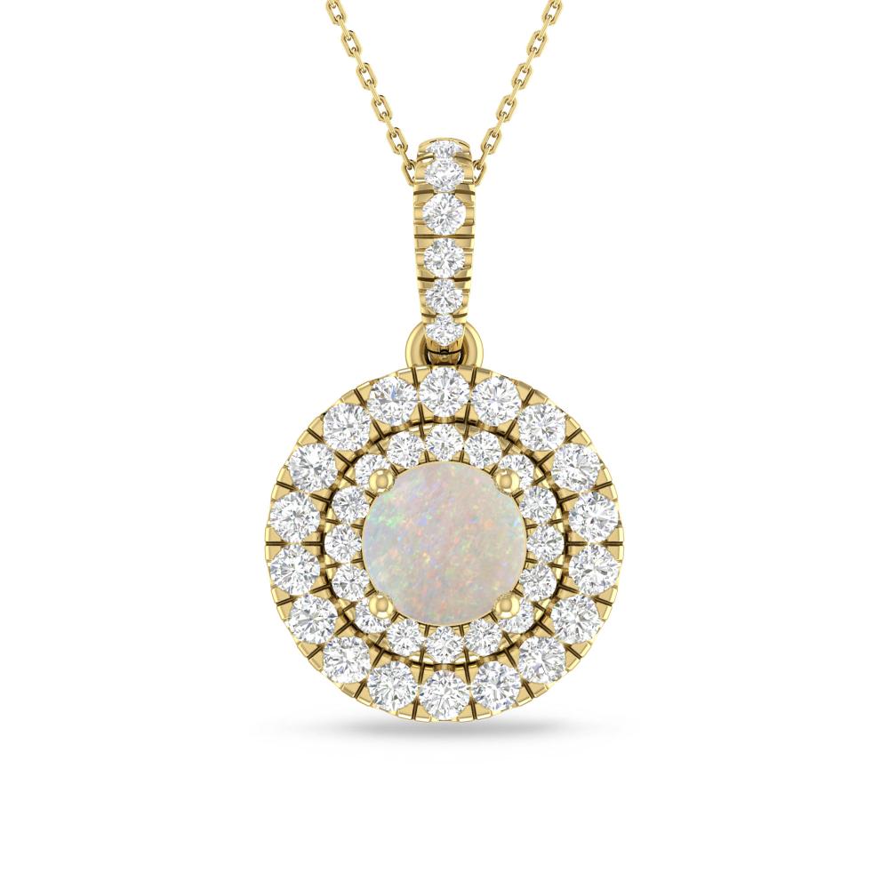 Yellow Gold - Opal