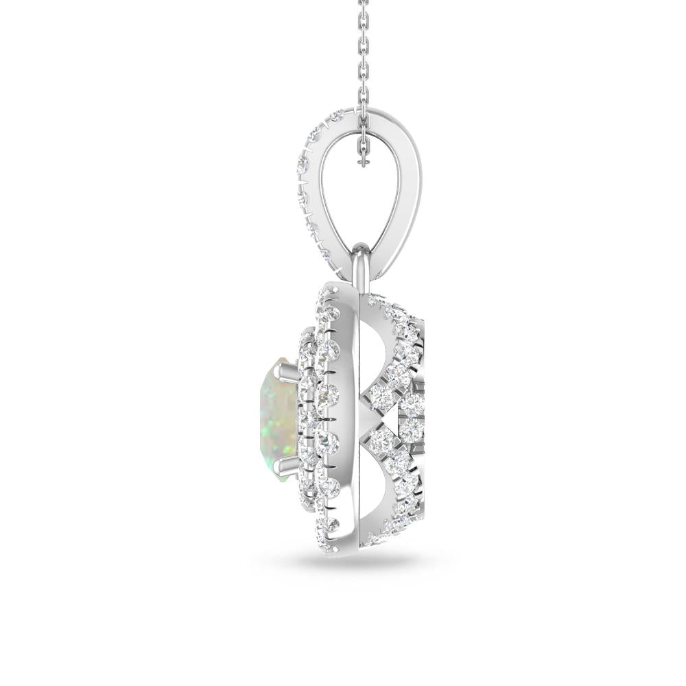 White Gold - Opal
