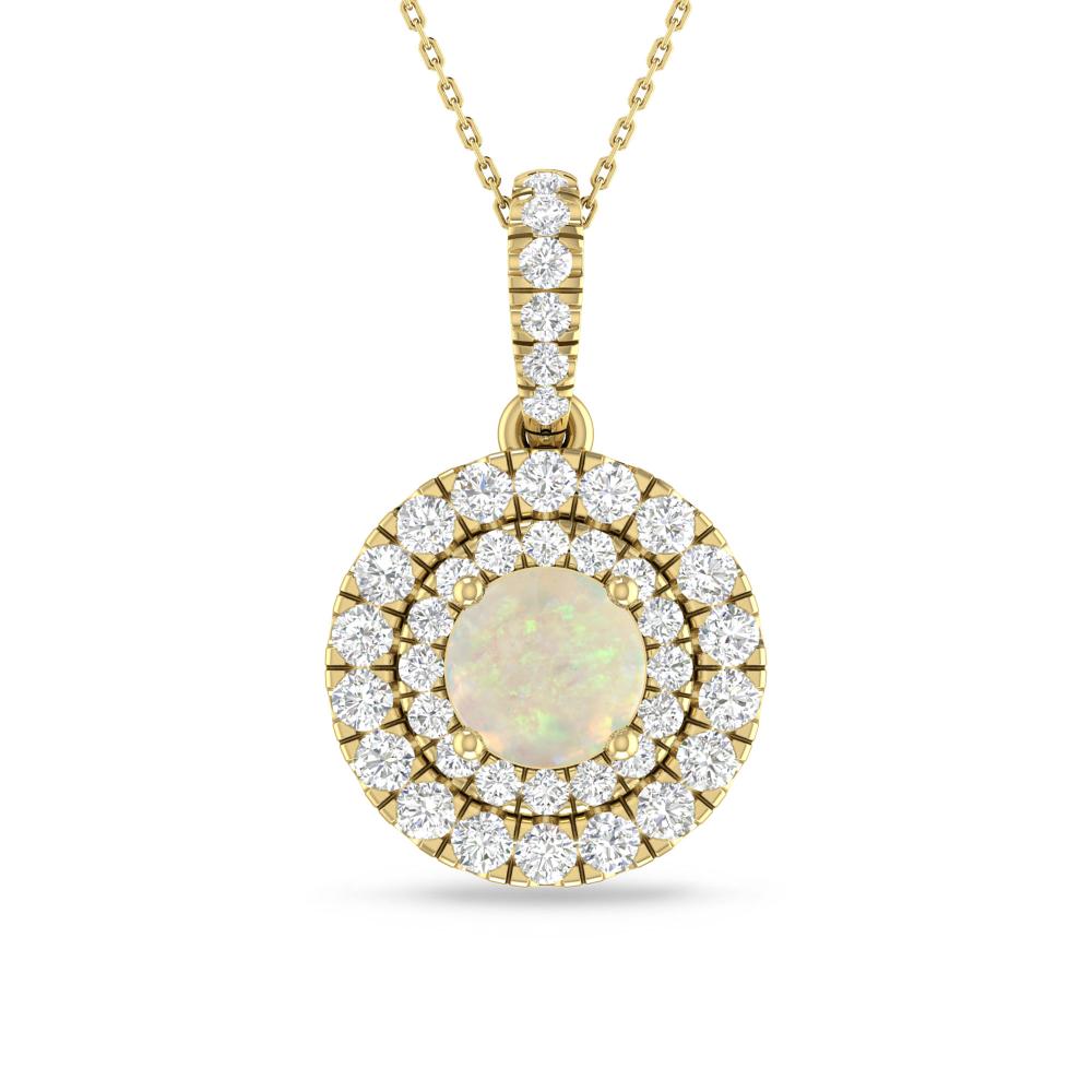 Yellow Gold - Opal