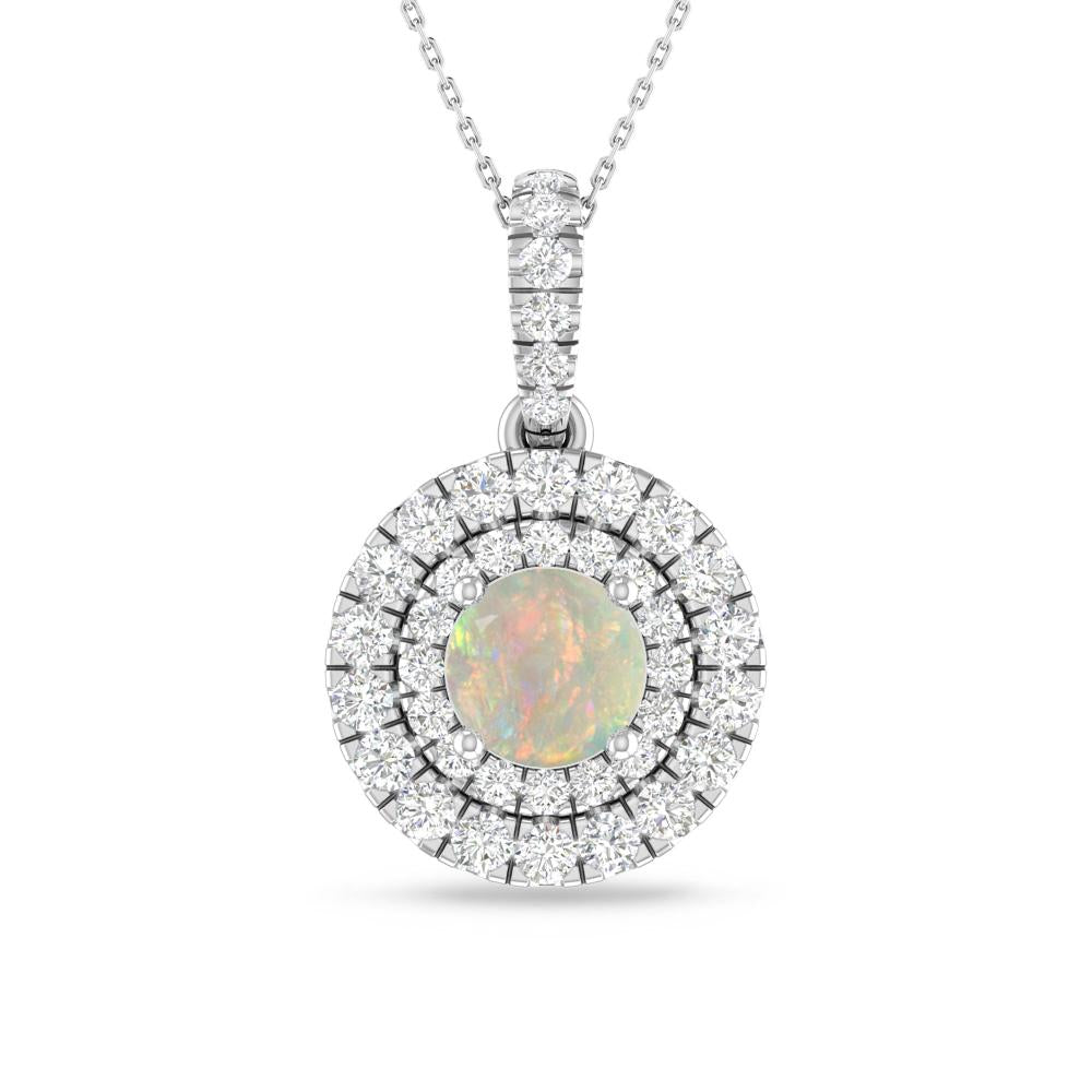 White Gold - Opal