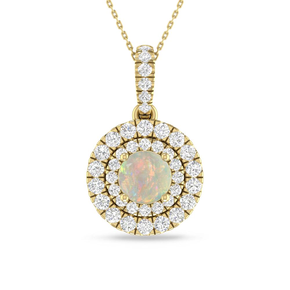 Yellow Gold - Opal