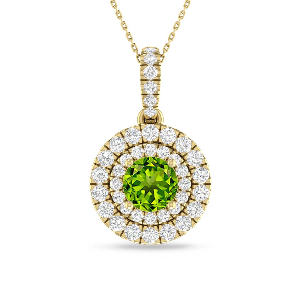 Yellow Gold - Peridot
