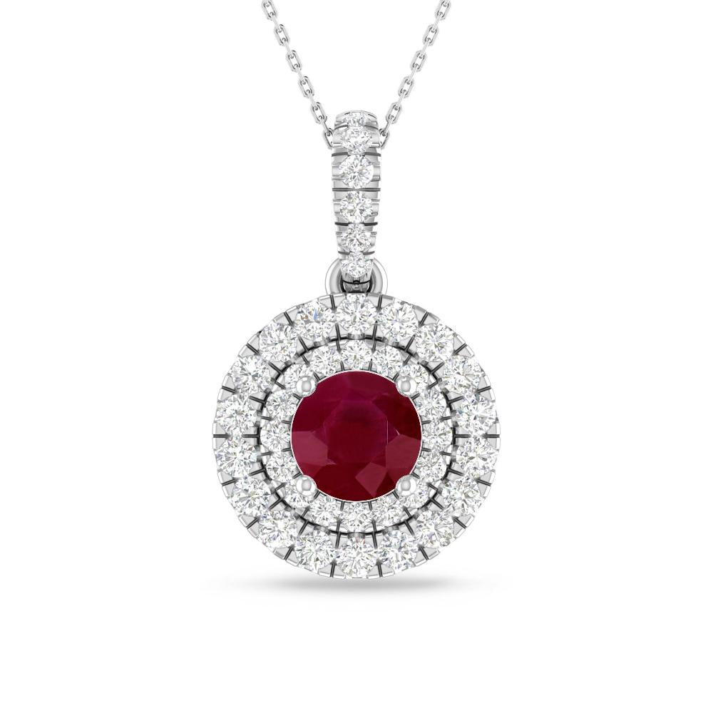 White Gold - Ruby