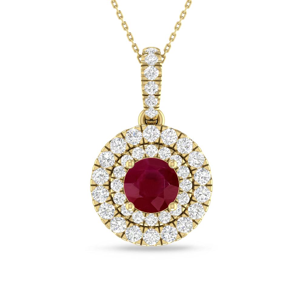 Yellow Gold - Ruby
