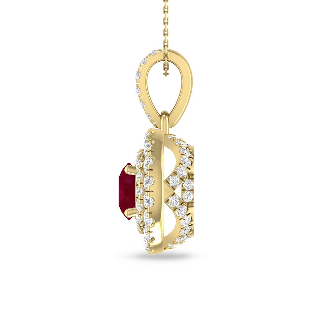 Yellow Gold - Ruby