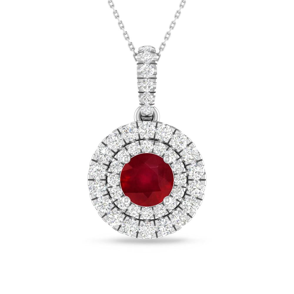 White Gold - Ruby