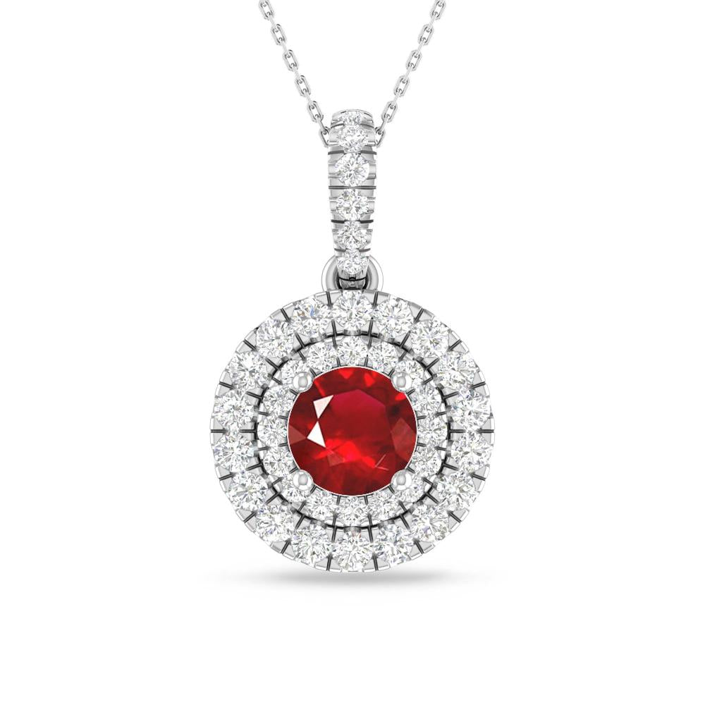 White Gold - Ruby