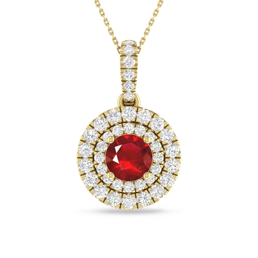 Yellow Gold - Ruby