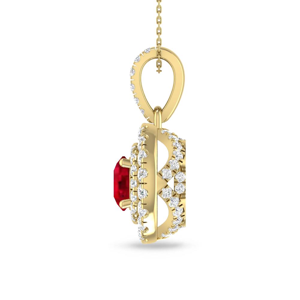 Yellow Gold - Ruby