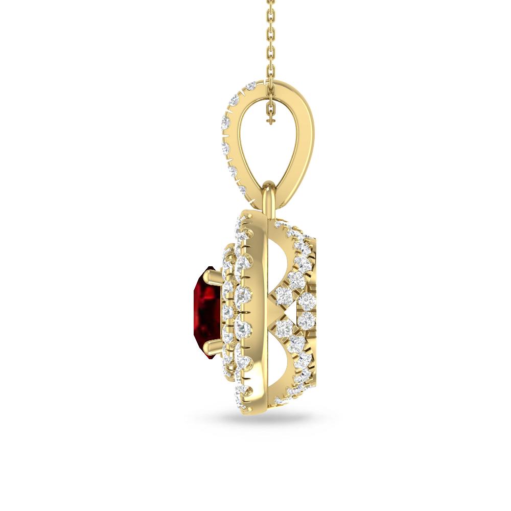 Yellow Gold - Ruby