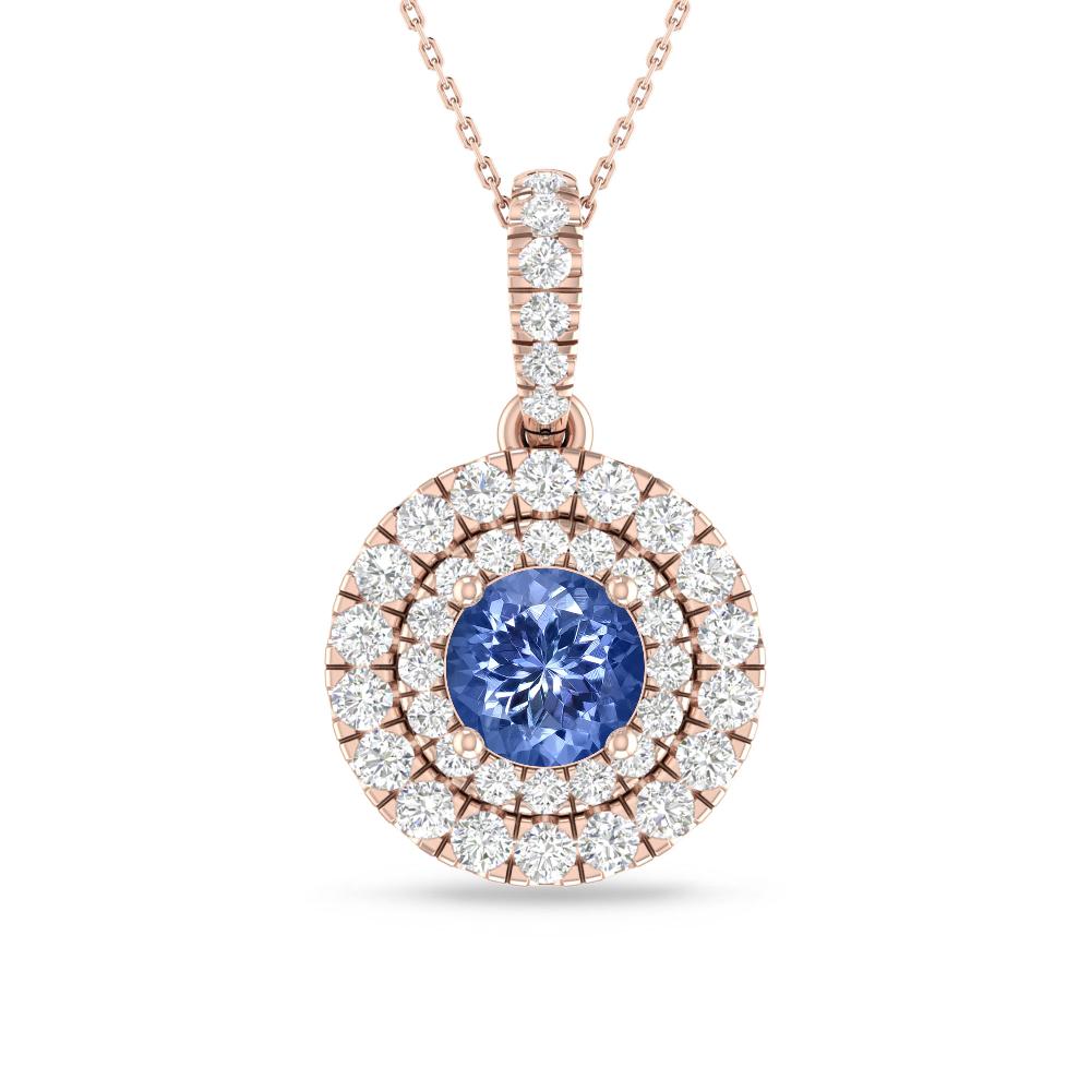 Rose Gold - Tanzanite