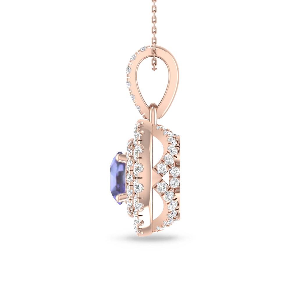 Rose Gold - Tanzanite