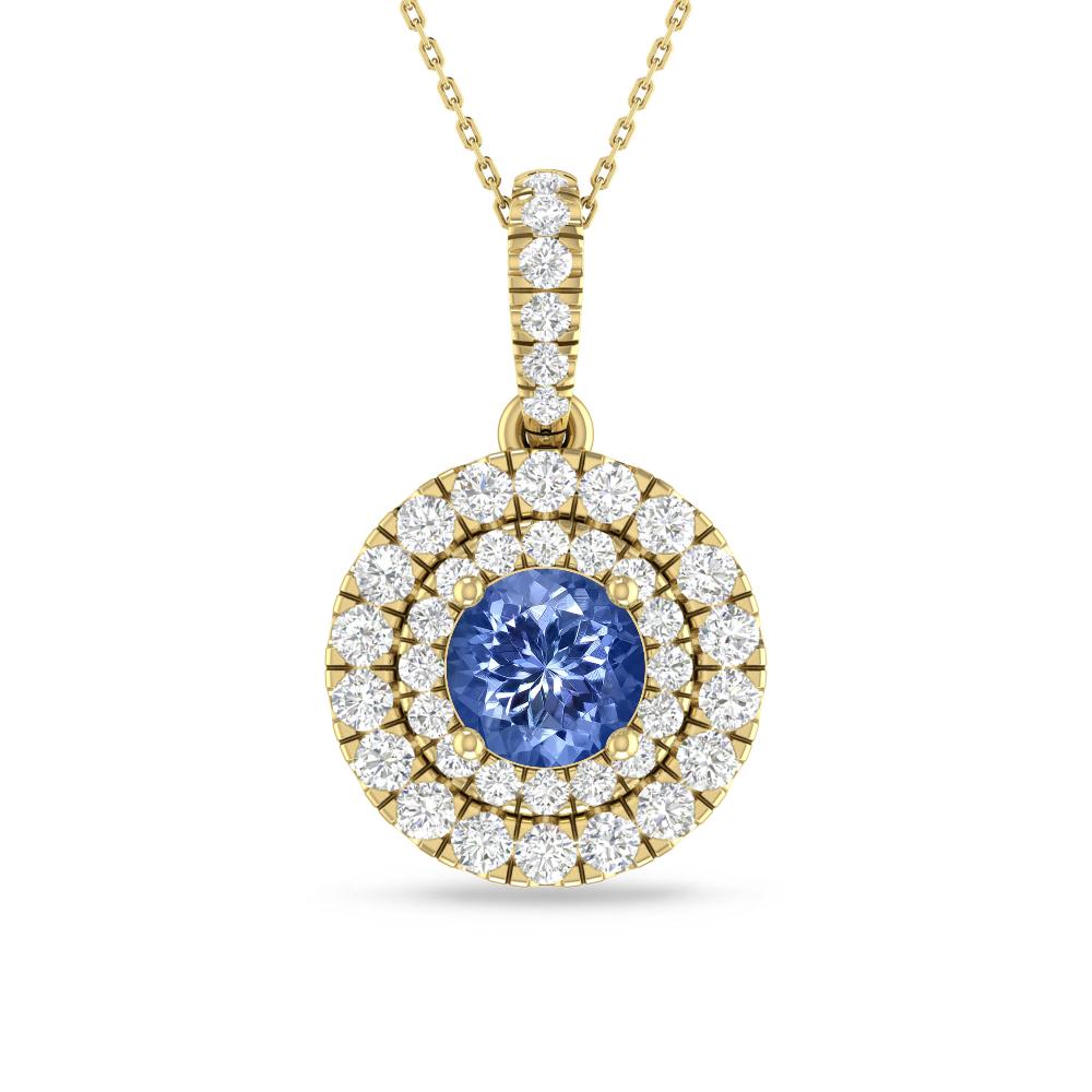 Yellow Gold - Tanzanite