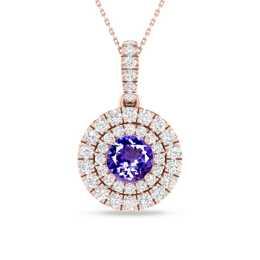 Rose Gold - Tanzanite