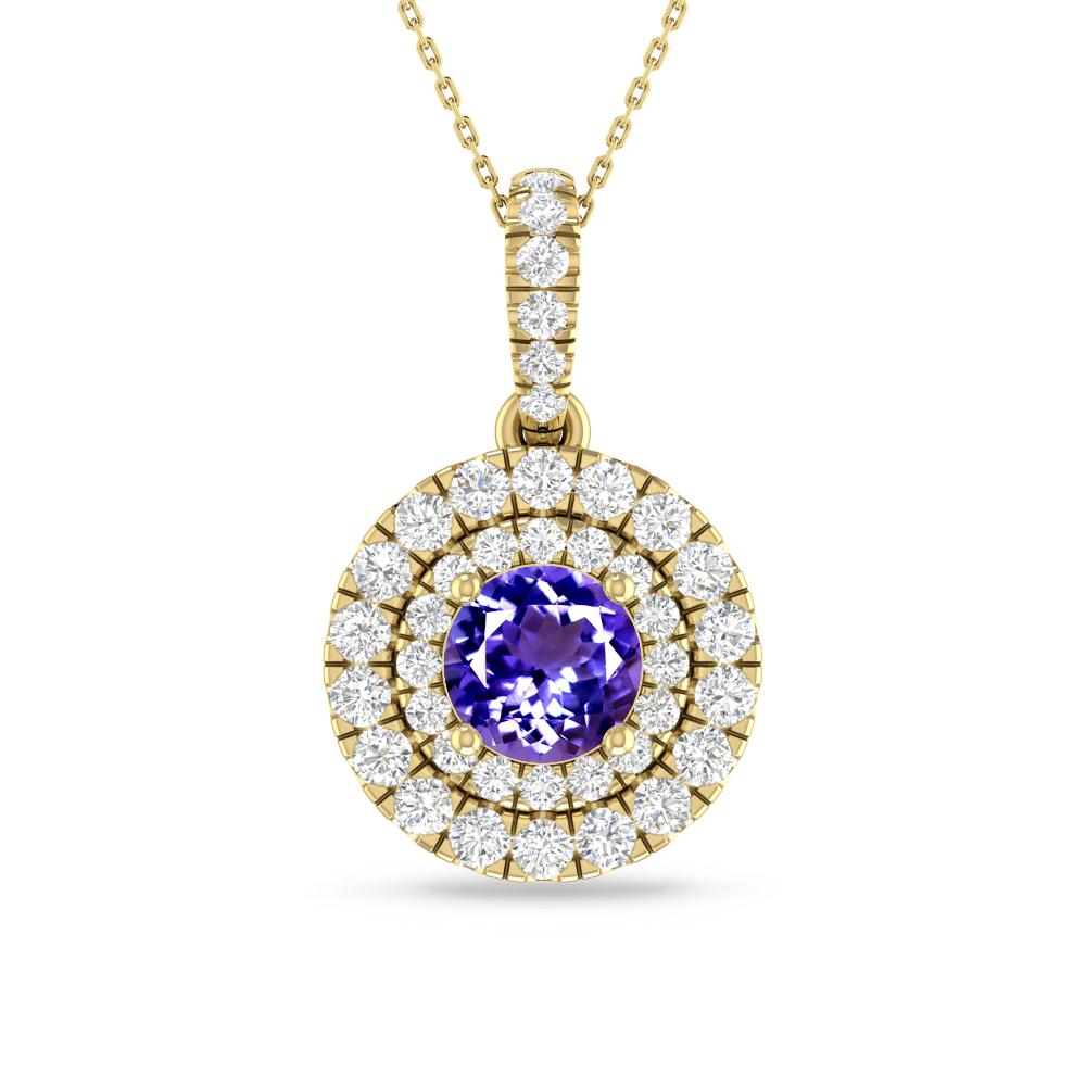 Yellow Gold - Tanzanite