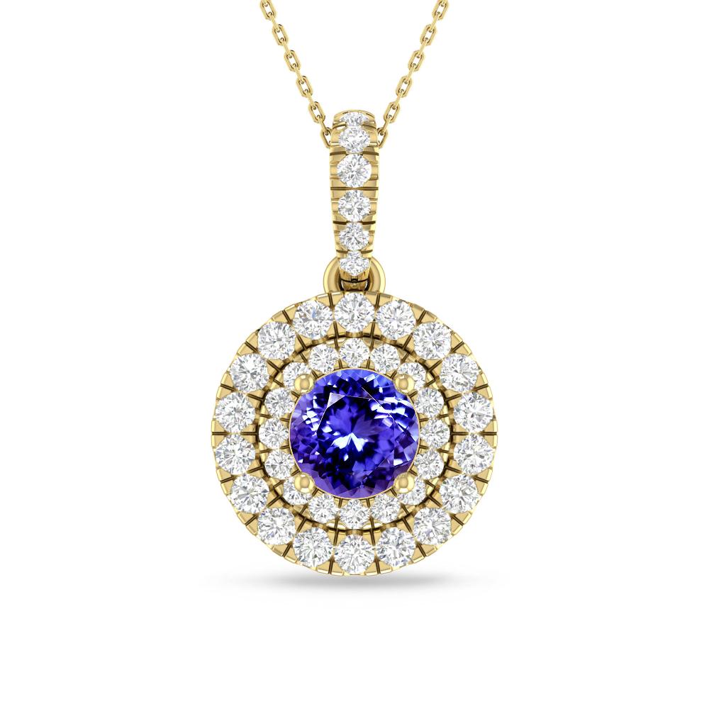 Yellow Gold - Tanzanite