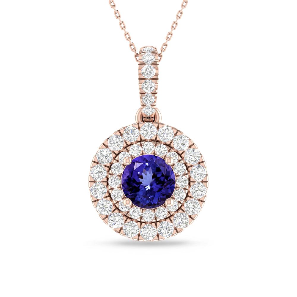 Rose Gold - Tanzanite