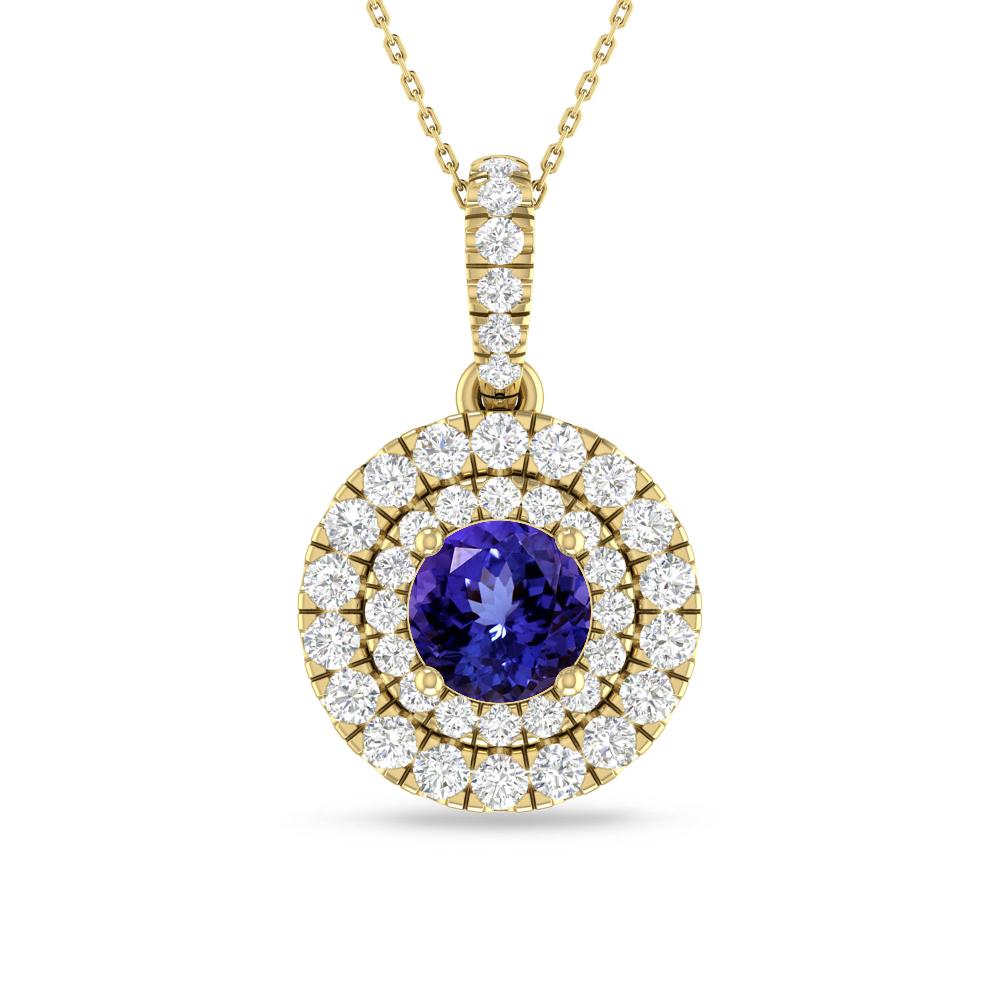 Yellow Gold - Tanzanite