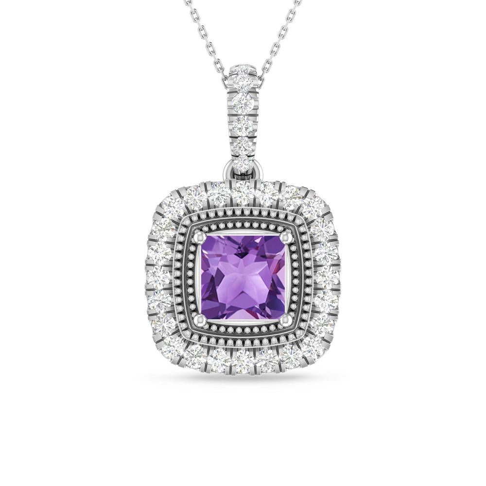 White Gold - Amethyst