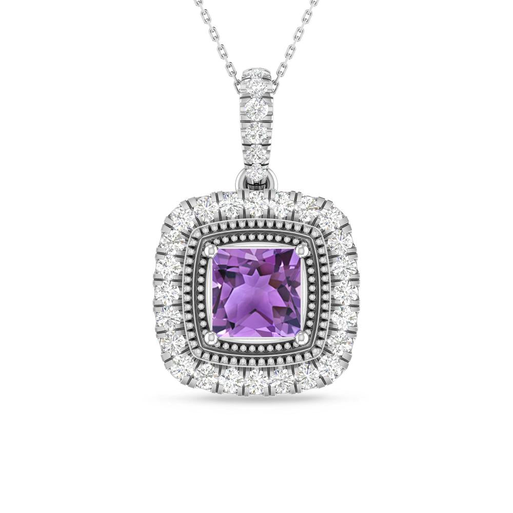 White Gold - Amethyst