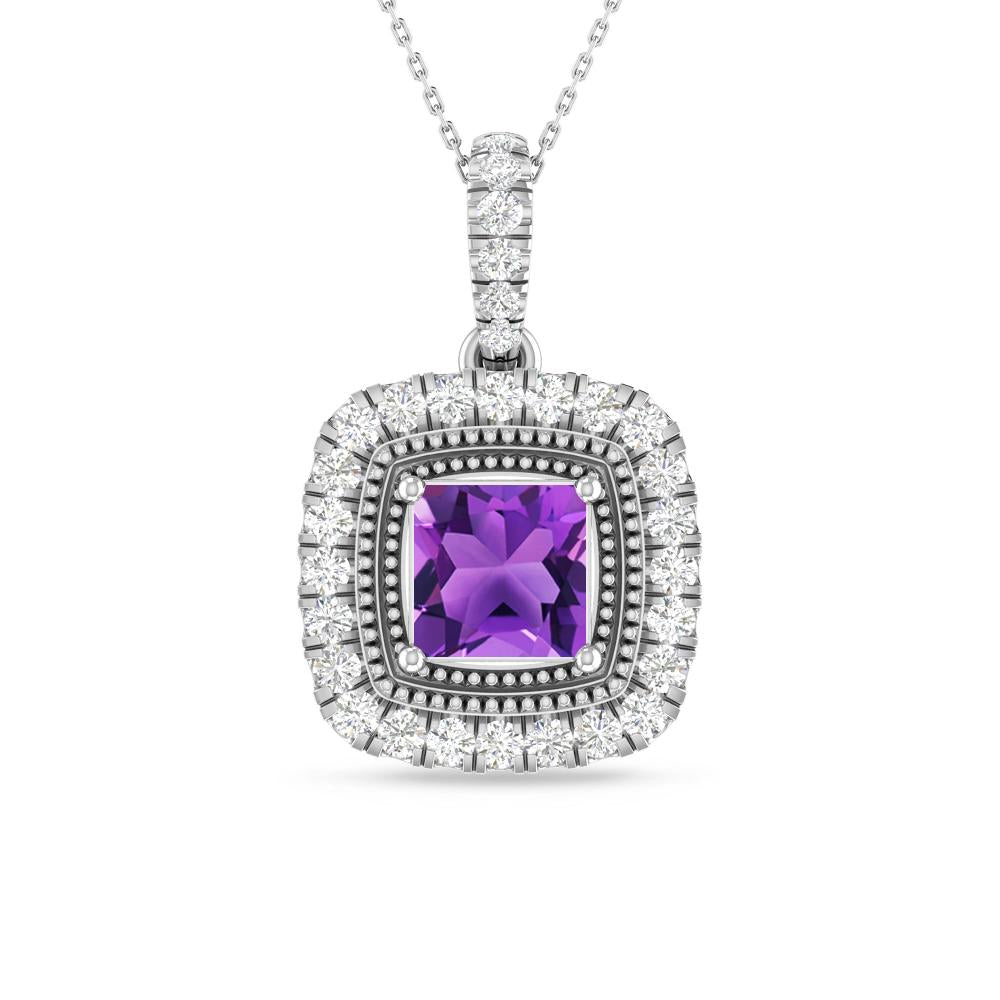 White Gold - Amethyst