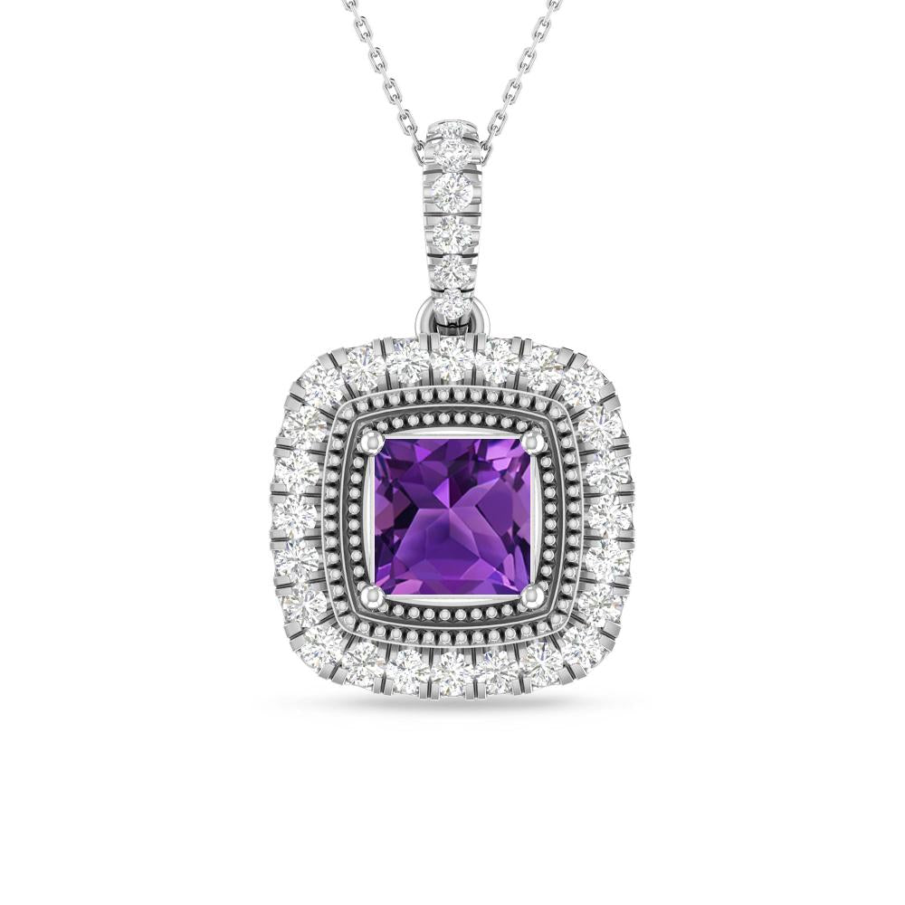 White Gold - Amethyst