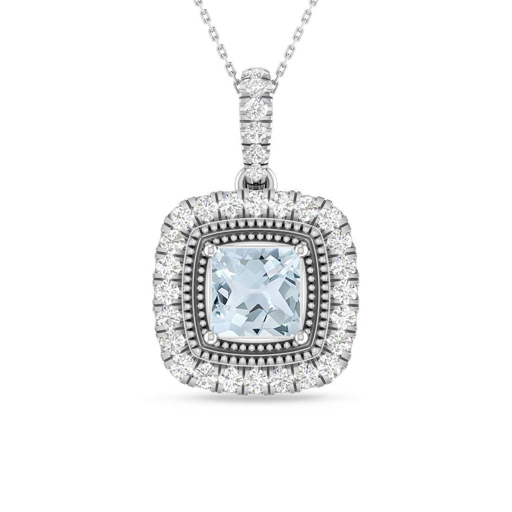 White Gold - Aquamarine
