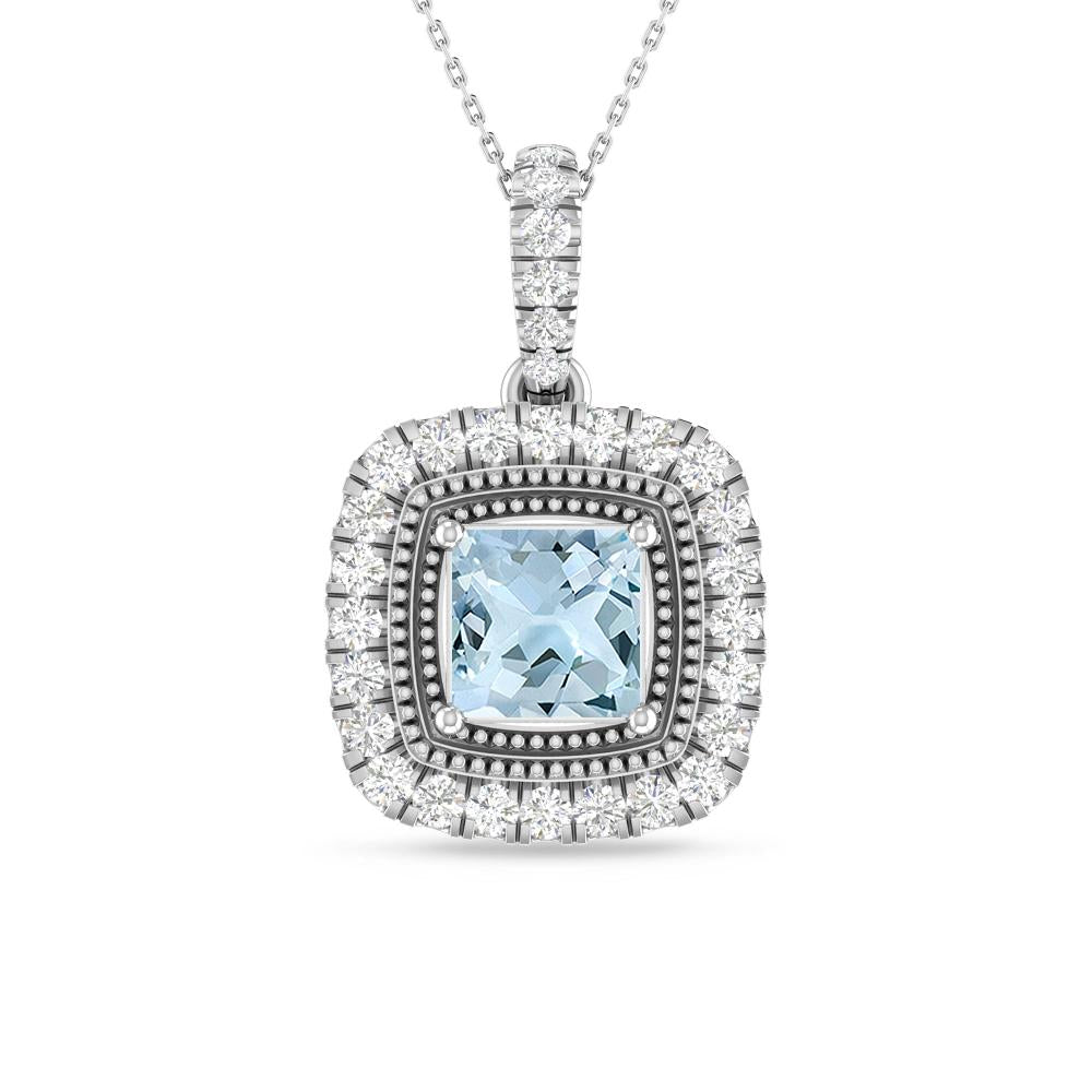 White Gold - Aquamarine