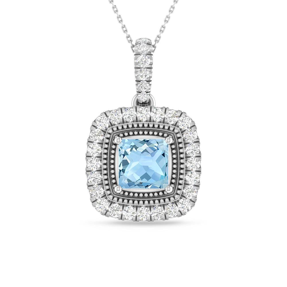 White Gold - Aquamarine