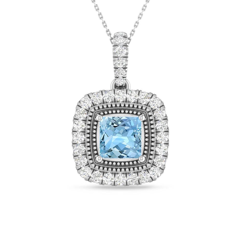 White Gold - Aquamarine