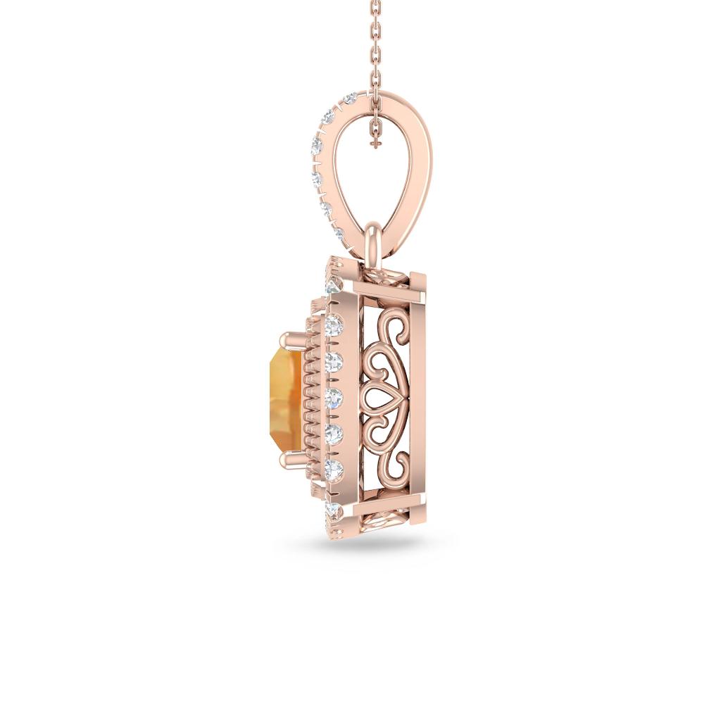 Rose Gold - Citrine