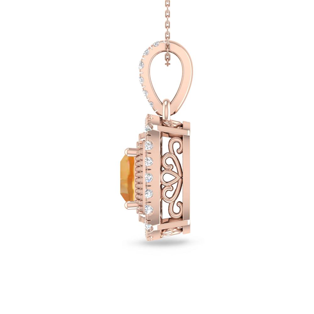 Rose Gold - Citrine