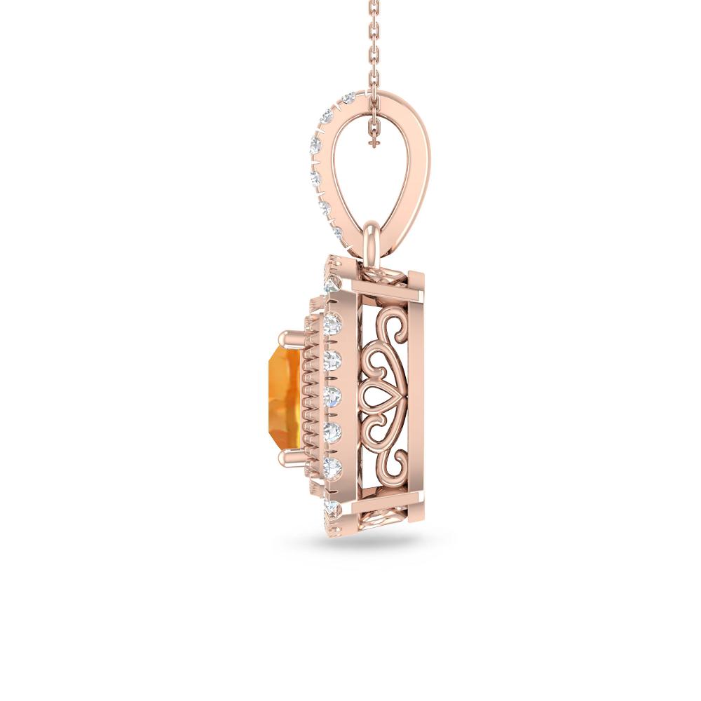 Rose Gold - Citrine