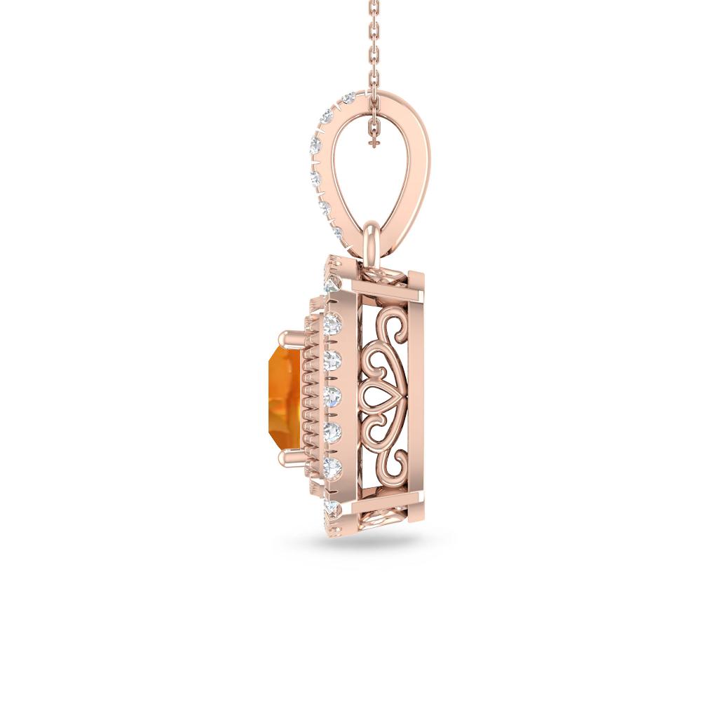 Rose Gold - Citrine