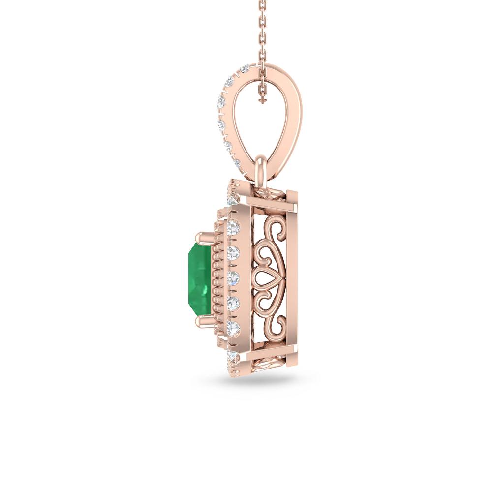 Rose Gold - Emerald