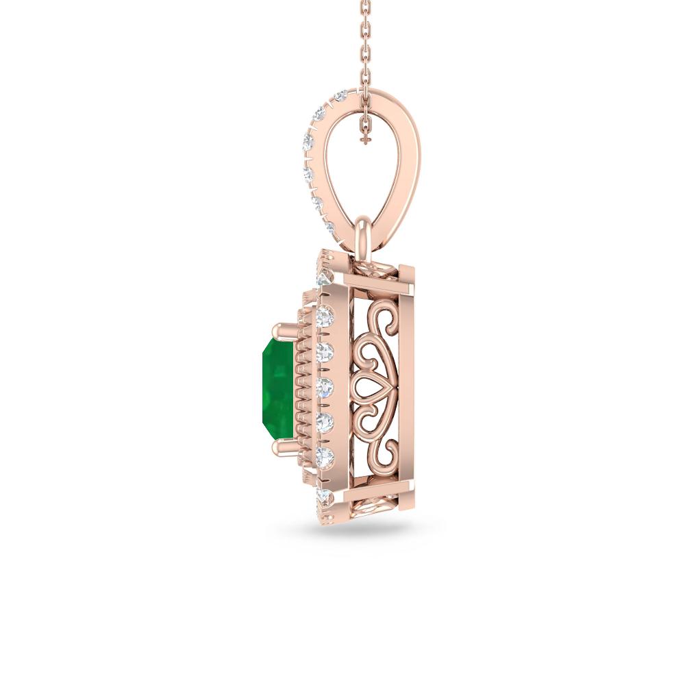 Rose Gold - Emerald