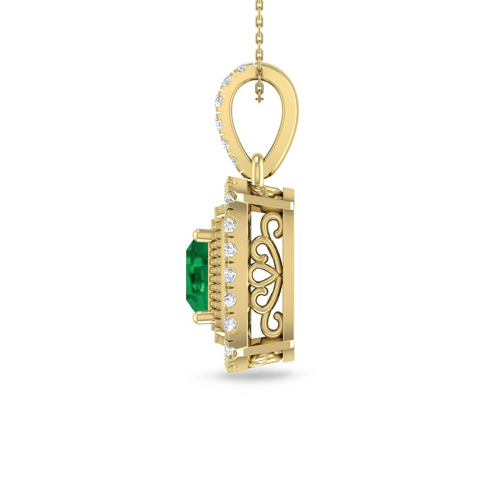 Yellow Gold - Emerald