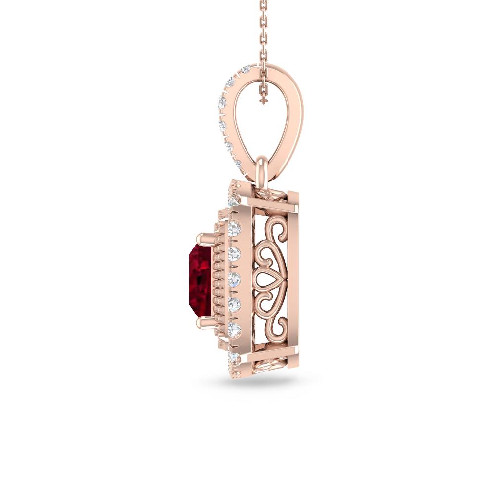 Rose Gold - Garnet