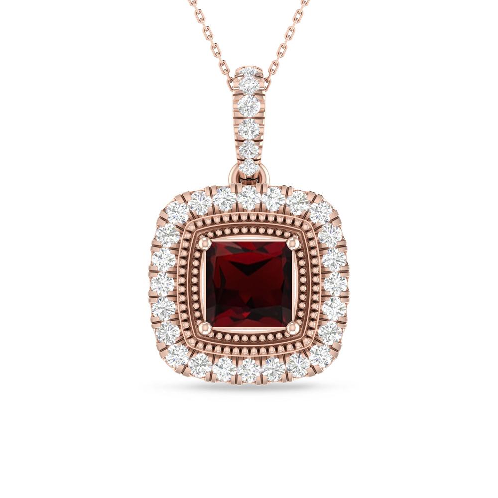 Rose Gold - Garnet