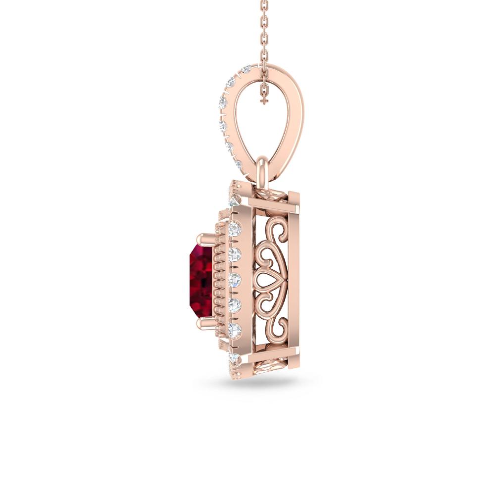 Rose Gold - Garnet