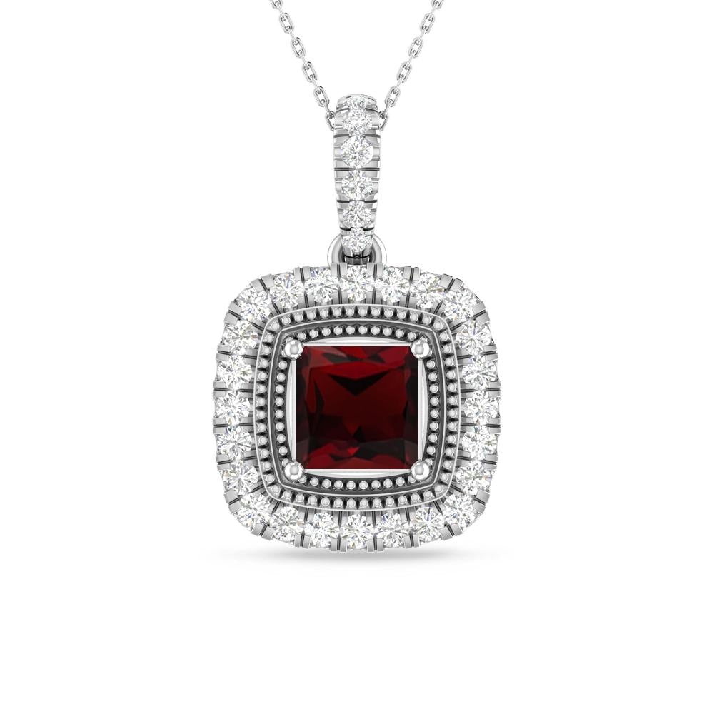 White Gold - Garnet