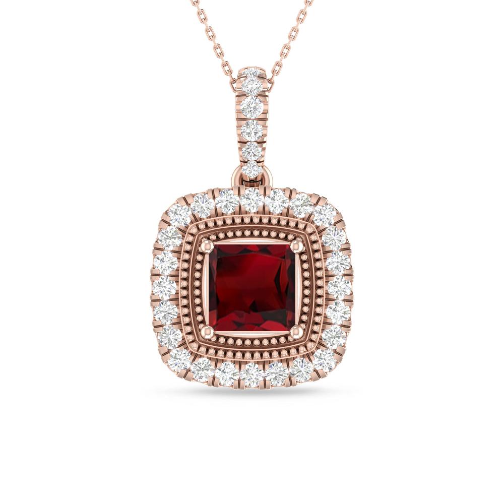 Rose Gold - Garnet