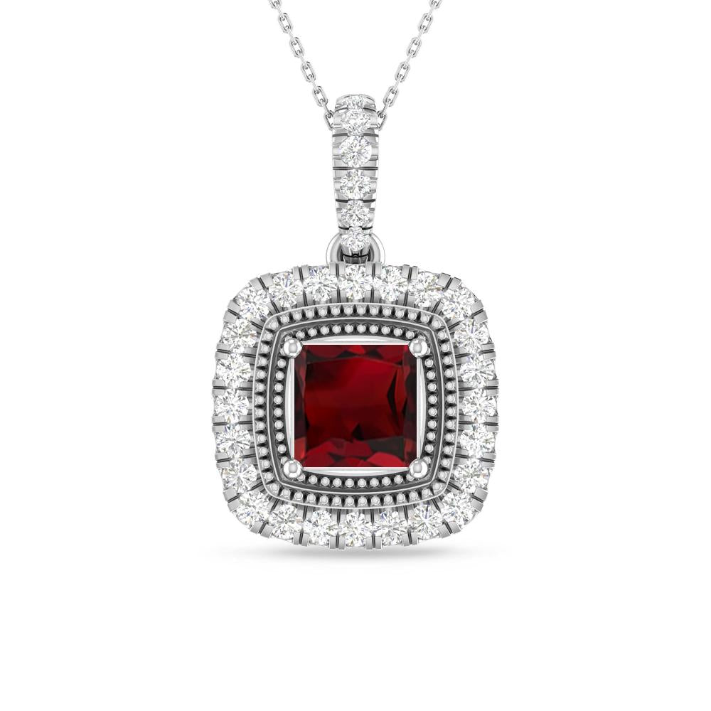 White Gold - Garnet