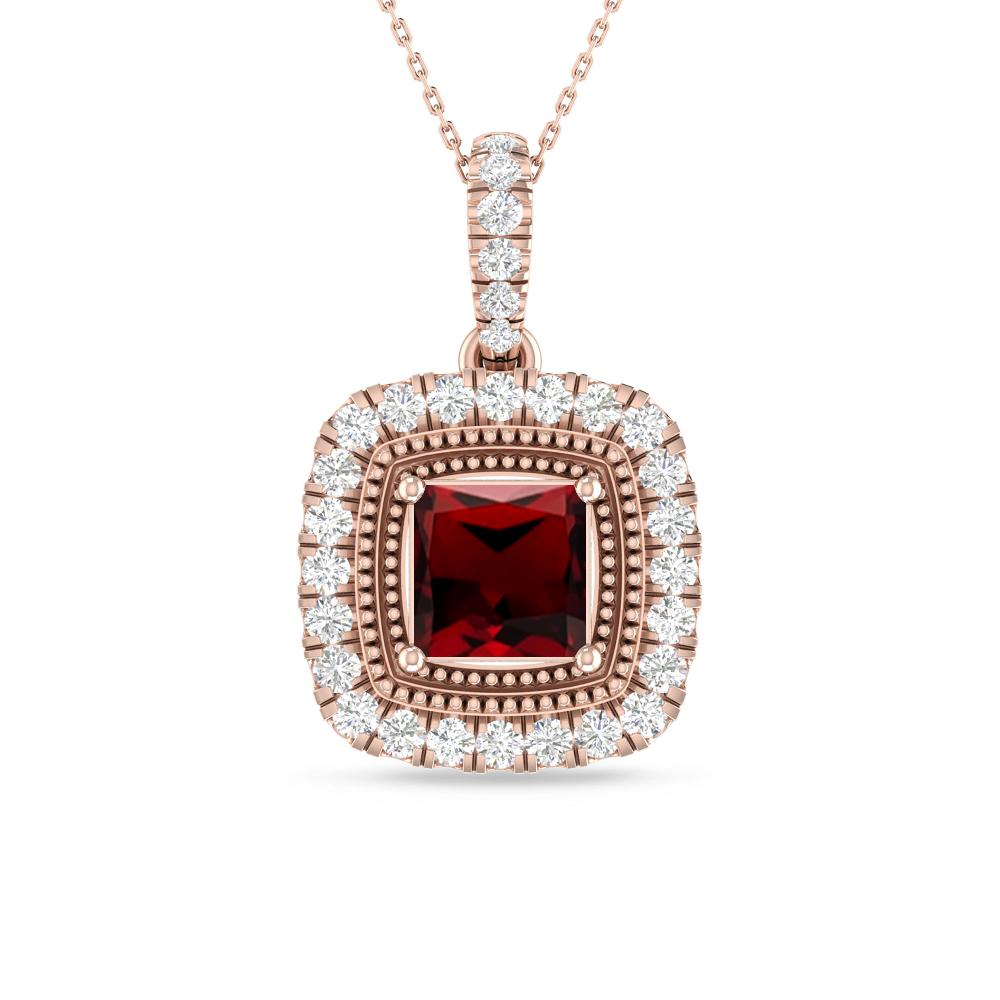 Rose Gold - Garnet