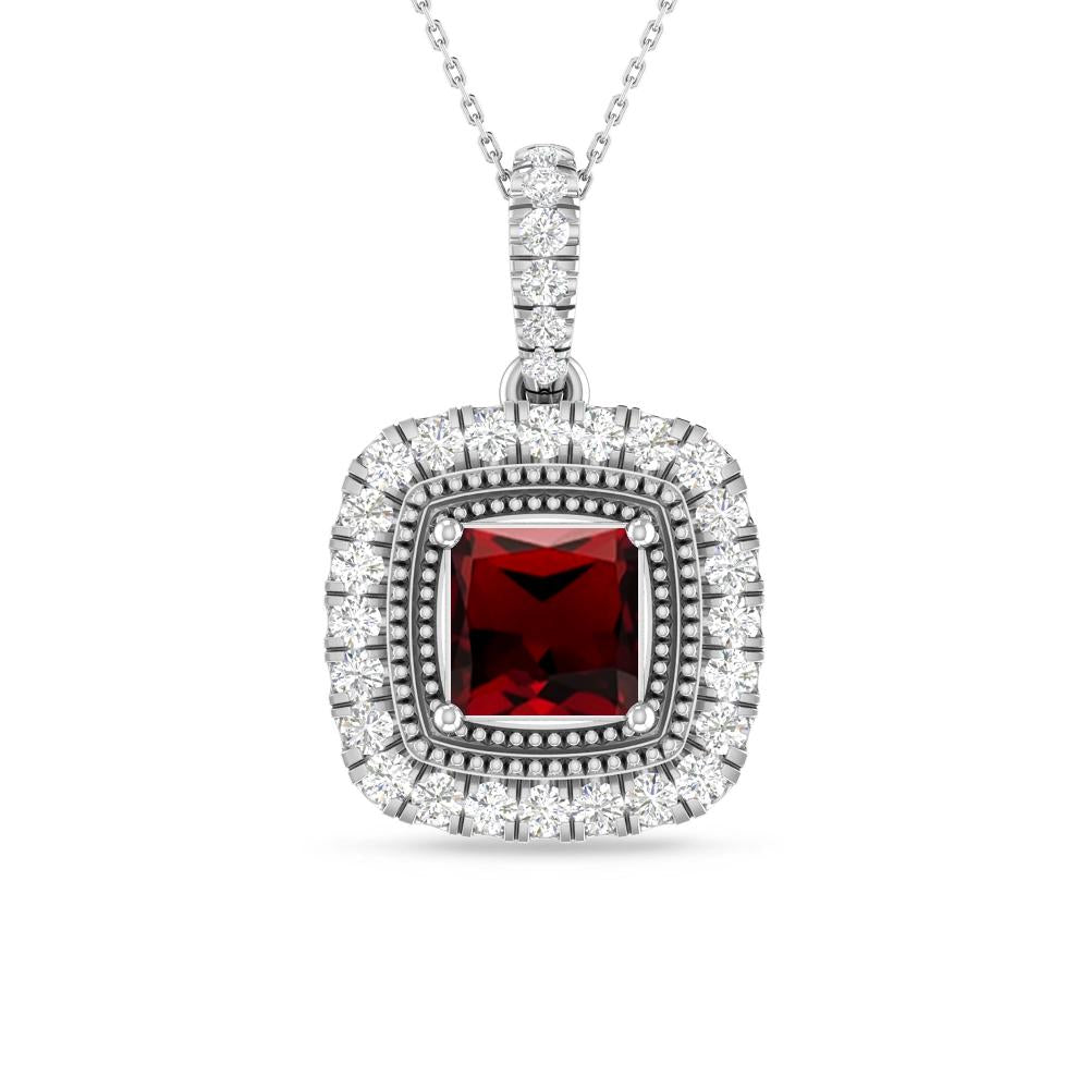 White Gold - Garnet