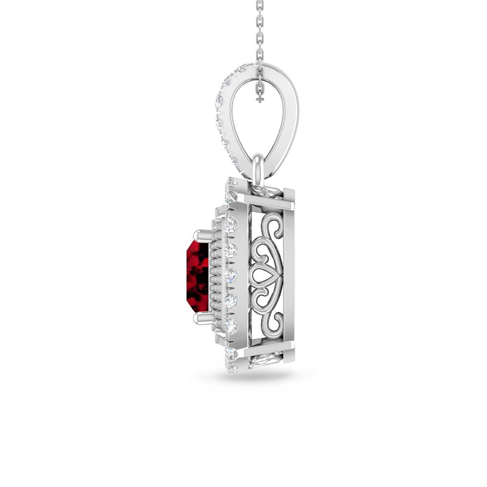 White Gold - Garnet